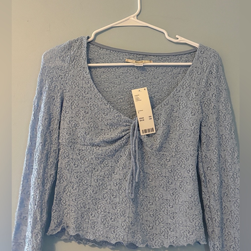 NWT URBAN OUTFITTERS long sleeve lace top kimchi blue size small